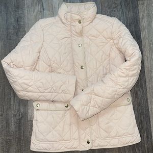 J.CREW quilted Barn WOMENS JACKET SIZE XS - Tan color